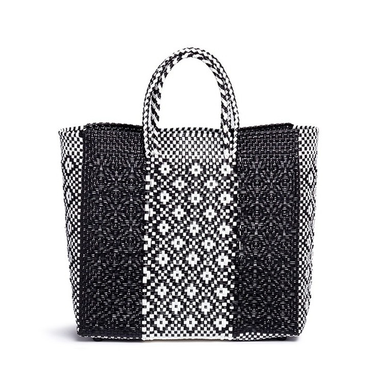Woven Diamond Tote